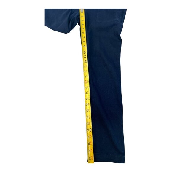 J. Jill High-Rise Cargo Cargos Women Size 4 | Navy Stretch Casual - Picture 8 of 11